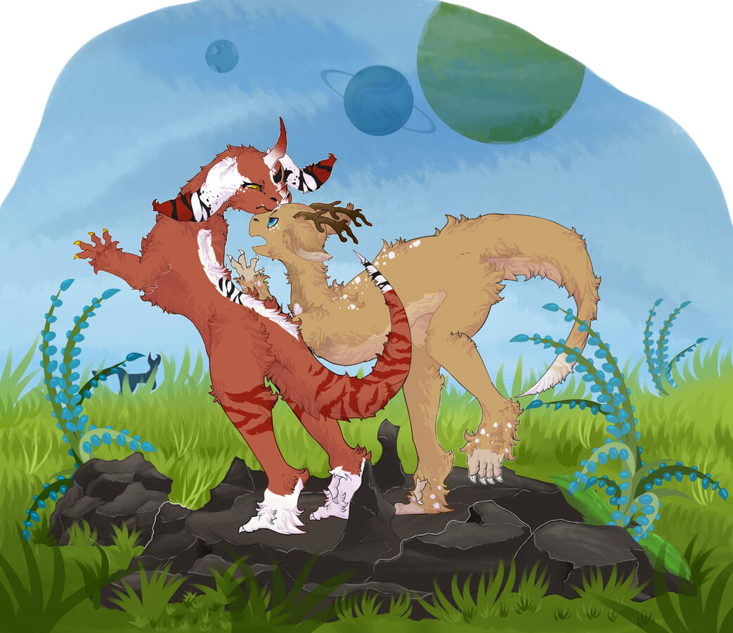 shaded fullbodies with bg